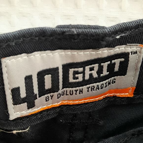 Duluth Trading Co 40 Grit 14 Shorts Women’s Navy Blue Cotton Blend Stretch - Picture 3 of 7